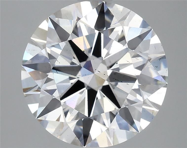 3.77ct F SI1 Rare Carat Ideal Cut Round Lab Grown Diamond