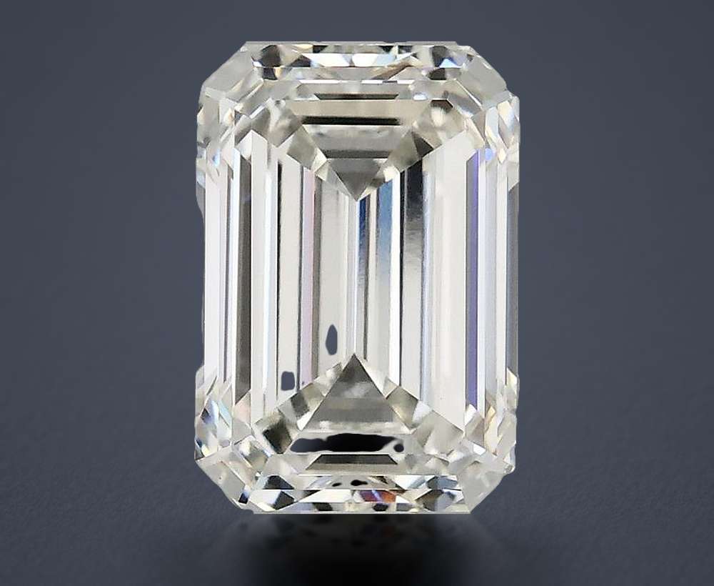 2.58ct H VS1 Rare Carat Ideal Cut Emerald Lab Grown Diamond