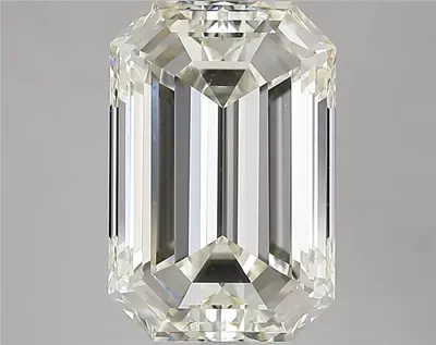 5.01ct K VS2 Rare Carat Ideal Cut Emerald Diamond