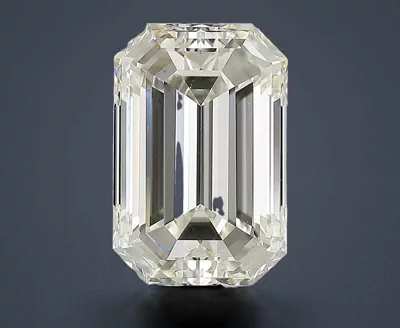 5.01ct K VS2 Rare Carat Ideal Cut Emerald Diamond