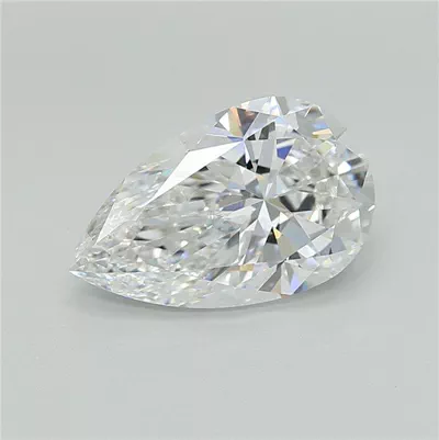 2.50ct E VVS2 Rare Carat Ideal Cut Pear Lab Grown Diamond