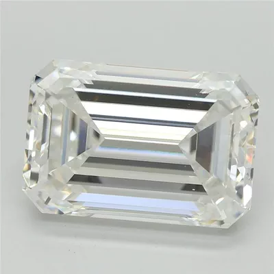 5.67ct E VS2 Excellent Cut Emerald Lab Grown Diamond