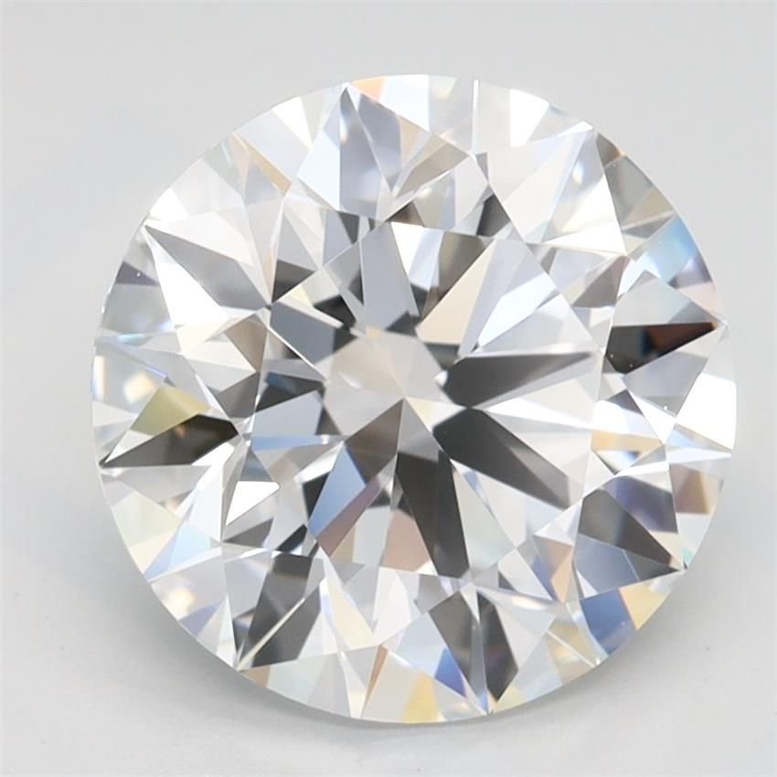 2.77ct D VVS1 Rare Carat Ideal Cut Round Lab Grown Diamond