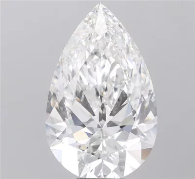 10.08ct F VVS2 Rare Carat Ideal Cut Pear Lab Grown Diamond