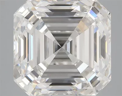5.12ct G VS1 Rare Carat Ideal Cut Asscher Lab Grown Diamond