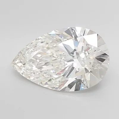 5.01ct G VVS2 Rare Carat Ideal Cut Pear Lab Grown Diamond