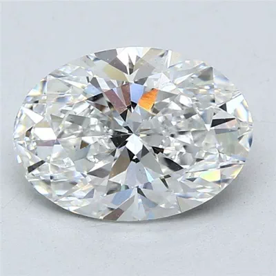 2.53ct D VS2 Rare Carat Ideal Cut Oval Lab Grown Diamond