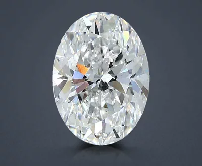 2.53ct D VS2 Rare Carat Ideal Cut Oval Lab Grown Diamond