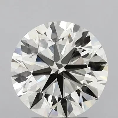 3.09ct I VS1 Excellent Cut Round Lab Grown Diamond