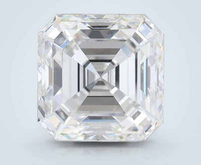 6.30ct F VS1 Rare Carat Ideal Cut Asscher Lab Grown Diamond