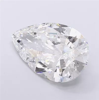 15.04ct F VS1 Rare Carat Ideal Cut Pear Lab Grown Diamond