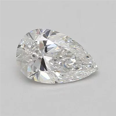 1.31ct E VVS2 Rare Carat Ideal Cut Pear Lab Grown Diamond