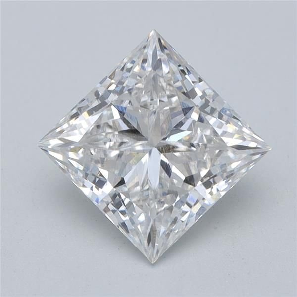 1.70ct F VVS1 Rare Carat Ideal Cut Princess Lab Grown Diamond