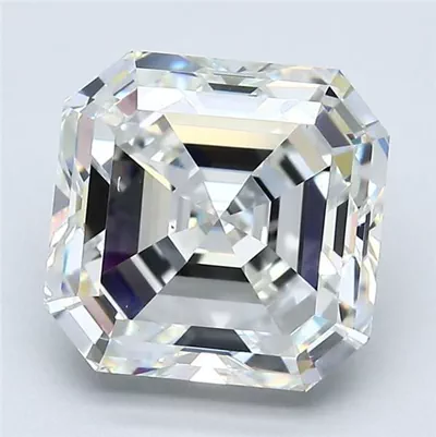 4.00ct H VS1 Very Good Cut Asscher Diamond