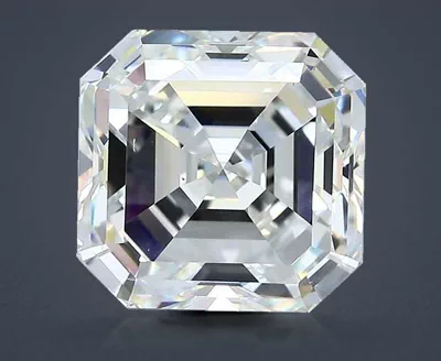4.00ct H VS1 Very Good Cut Asscher Diamond