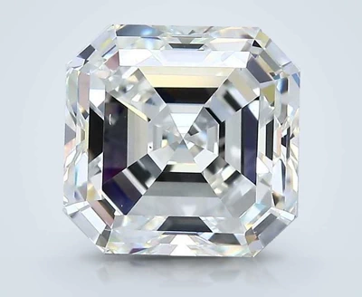4.00ct H VS1 Very Good Cut Asscher Diamond