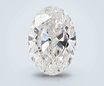 3.50ct E VS1 Very Good Cut Oval Lab Grown Diamond
