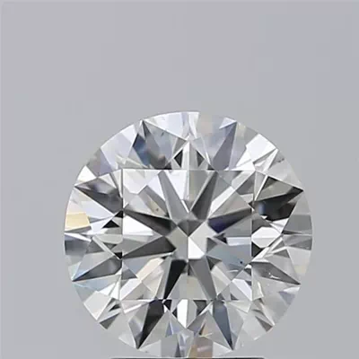 2.52ct G SI1 Rare Carat Ideal Cut Round Diamond
