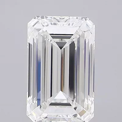 16.58ct G VVS2 Rare Carat Ideal Cut Emerald Lab Grown Diamond