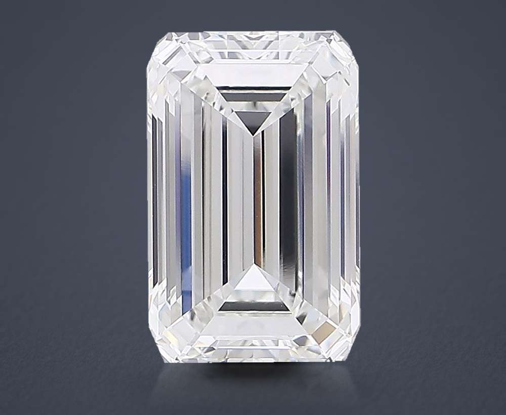 16.58ct G VVS2 Rare Carat Ideal Cut Emerald Lab Grown Diamond