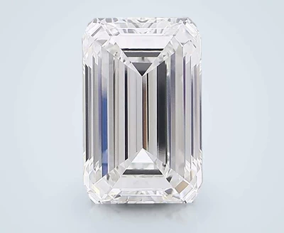 16.58ct G VVS2 Rare Carat Ideal Cut Emerald Lab Grown Diamond