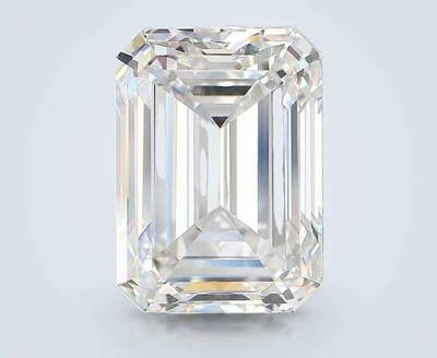 10.05ct E VVS2 Rare Carat Ideal Cut Emerald Lab Grown Diamond