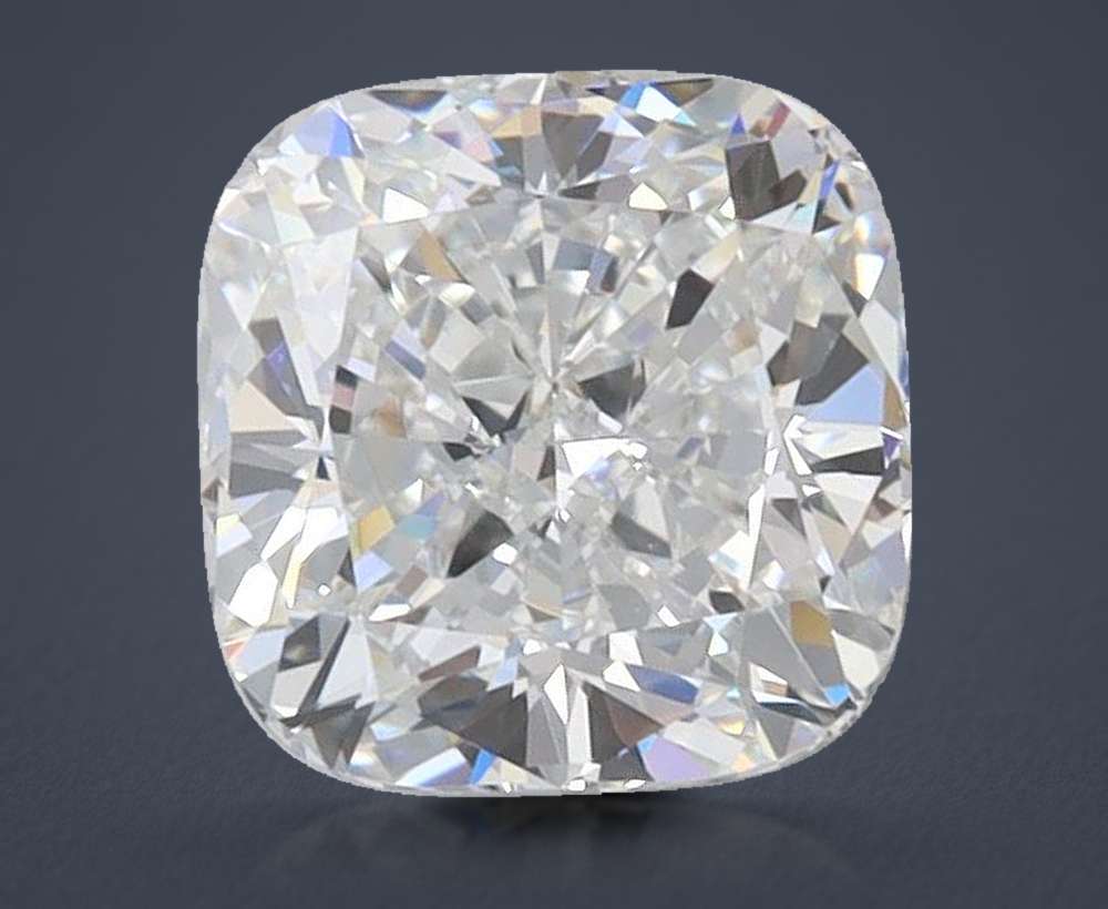 1.53ct E VVS2 Rare Carat Ideal Cut Cushion Lab Grown Diamond