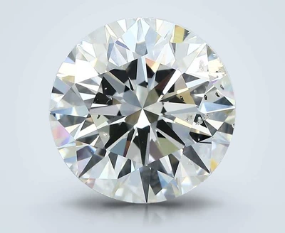 5.02ct J SI2 Very Good Cut Round Diamond