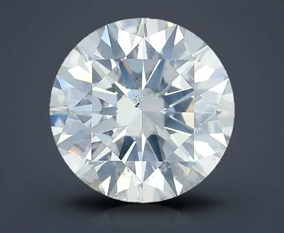 3.04ct I SI2 Rare Carat Ideal Cut Round Diamond