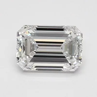 0.94ct E VVS1 Rare Carat Ideal Cut Emerald Lab Grown Diamond