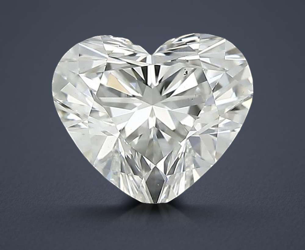 0.62ct I SI1 Rare Carat Ideal Cut Heart Diamond