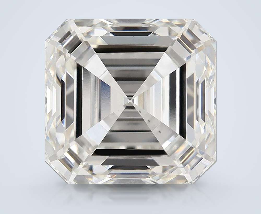 7.06ct G VS1 Rare Carat Ideal Cut Asscher Lab Grown Diamond