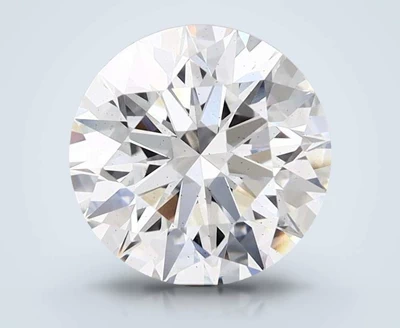2.57ct E SI1 Rare Carat Ideal Cut Round Lab Grown Diamond