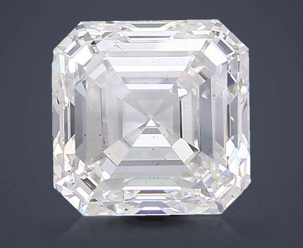 6.33ct E VS2 Rare Carat Ideal Cut Asscher Lab Grown Diamond