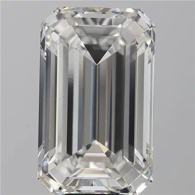 11.39ct F VS1 Rare Carat Ideal Cut Emerald Lab Grown Diamond