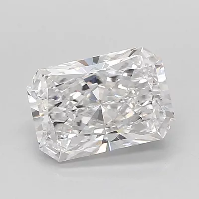 2.04ct D VS1 Rare Carat Ideal Cut Radiant Lab Grown Diamond