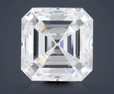 7.04ct E VVS2 Rare Carat Ideal Cut Asscher Lab Grown Diamond