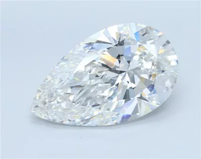 8.05ct F VVS2 Rare Carat Ideal Cut Pear Lab Grown Diamond