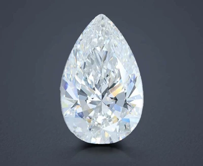 8.05ct F VVS2 Rare Carat Ideal Cut Pear Lab Grown Diamond