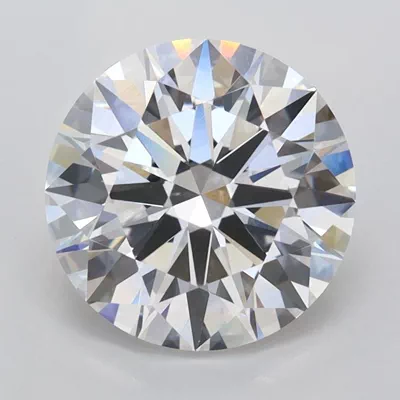 5.00ct F VVS2 Rare Carat Ideal Cut Round Lab Grown Diamond
