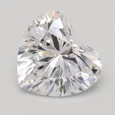 1.74ct E VVS2 Rare Carat Ideal Cut Heart Lab Grown Diamond