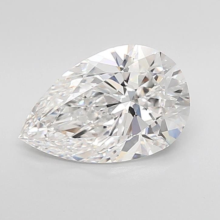 3.05ct E VS1 Rare Carat Ideal Cut Pear Lab Grown Diamond