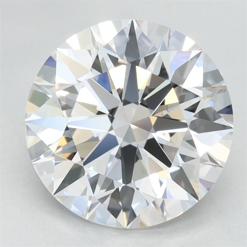 2.69ct D VVS1 Rare Carat Ideal Cut Round Lab Grown Diamond