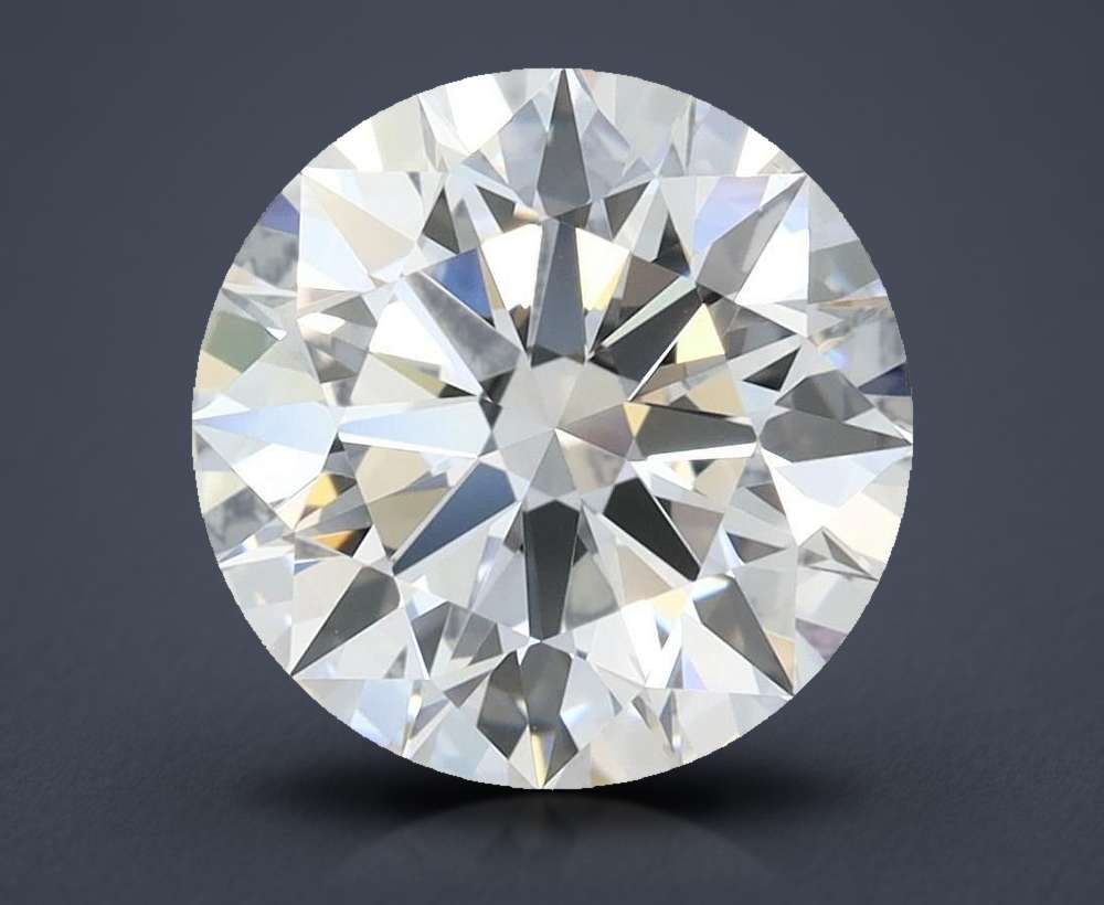 2.69ct D VVS1 Rare Carat Ideal Cut Round Lab Grown Diamond