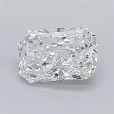 3.05ct D VS1 Rare Carat Ideal Cut Radiant Lab Grown Diamond