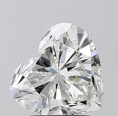 2.51ct I SI2 Rare Carat Ideal Cut Heart Diamond