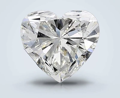 2.51ct I SI2 Rare Carat Ideal Cut Heart Diamond