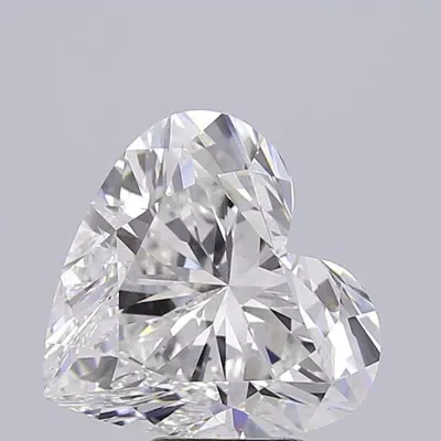 5.84ct E VS1 Rare Carat Ideal Cut Heart Lab Grown Diamond