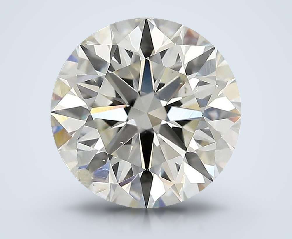2.70ct H SI1 Rare Carat Ideal Cut Round Diamond