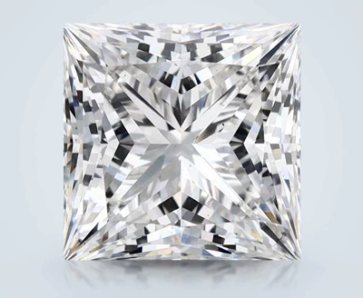 5.19ct F VS2 Rare Carat Ideal Cut Princess Lab Grown Diamond